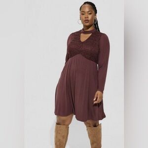Torrid | Violet With Lace Dress